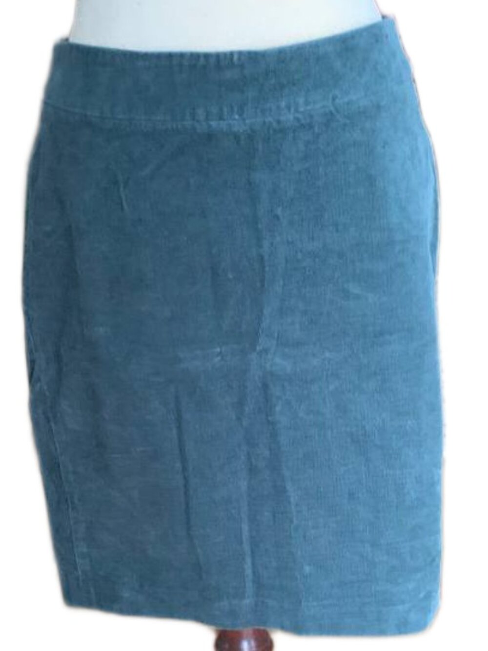 J.Crew Corduroy Cotton Pencil Skirt Blue Size 8